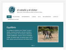 Tablet Screenshot of elcaballoyelclicker.com